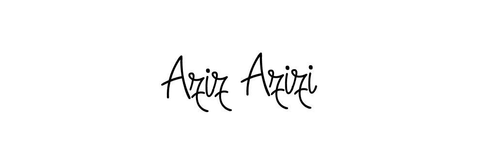 How to Draw Aziz Azizi signature style? Angelique-Rose-font-FFP is a latest design signature styles for name Aziz Azizi. Aziz Azizi signature style 5 images and pictures png