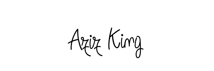Create a beautiful signature design for name Aziz King. With this signature (Angelique-Rose-font-FFP) fonts, you can make a handwritten signature for free. Aziz King signature style 5 images and pictures png