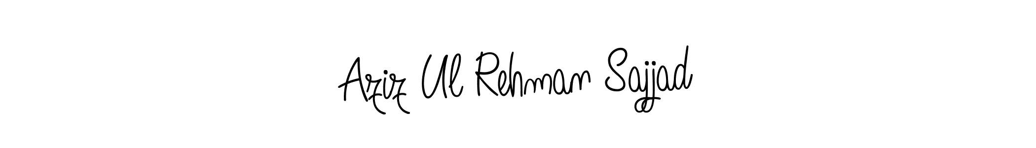How to Draw Aziz Ul Rehman Sajjad signature style? Angelique-Rose-font-FFP is a latest design signature styles for name Aziz Ul Rehman Sajjad. Aziz Ul Rehman Sajjad signature style 5 images and pictures png
