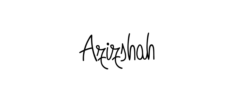 Design your own signature with our free online signature maker. With this signature software, you can create a handwritten (Angelique-Rose-font-FFP) signature for name Azizshah. Azizshah signature style 5 images and pictures png
