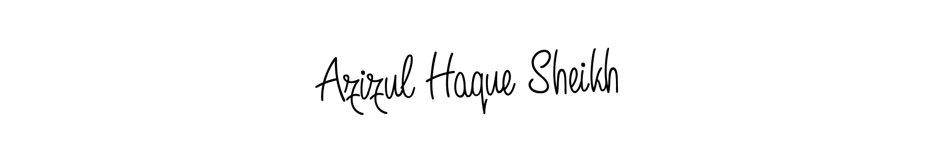 Also we have Azizul Haque Sheikh name is the best signature style. Create professional handwritten signature collection using Angelique-Rose-font-FFP autograph style. Azizul Haque Sheikh signature style 5 images and pictures png