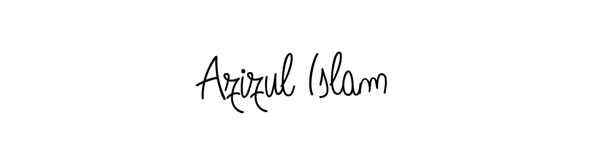 The best way (Angelique-Rose-font-FFP) to make a short signature is to pick only two or three words in your name. The name Azizul Islam include a total of six letters. For converting this name. Azizul Islam signature style 5 images and pictures png