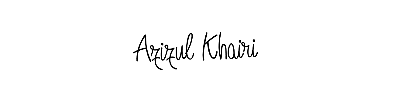 if you are searching for the best signature style for your name Azizul Khairi. so please give up your signature search. here we have designed multiple signature styles  using Angelique-Rose-font-FFP. Azizul Khairi signature style 5 images and pictures png