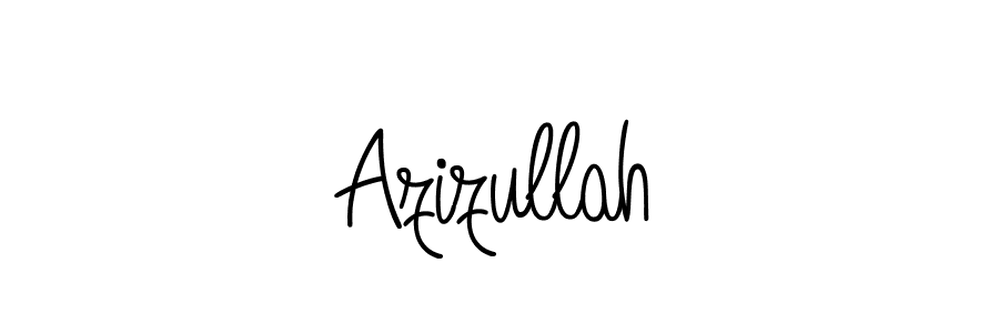 How to make Azizullah signature? Angelique-Rose-font-FFP is a professional autograph style. Create handwritten signature for Azizullah name. Azizullah signature style 5 images and pictures png