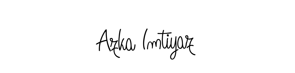 Similarly Angelique-Rose-font-FFP is the best handwritten signature design. Signature creator online .You can use it as an online autograph creator for name Azka Imtiyaz. Azka Imtiyaz signature style 5 images and pictures png