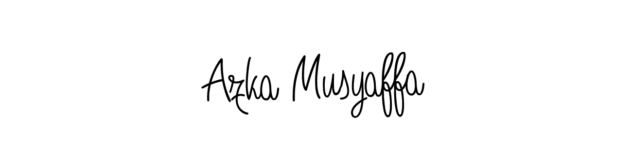 Best and Professional Signature Style for Azka Musyaffa. Angelique-Rose-font-FFP Best Signature Style Collection. Azka Musyaffa signature style 5 images and pictures png