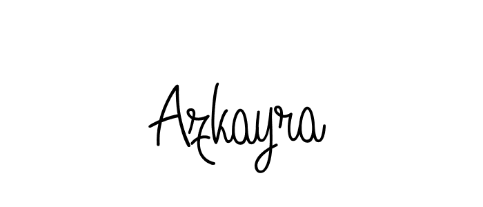 How to make Azkayra signature? Angelique-Rose-font-FFP is a professional autograph style. Create handwritten signature for Azkayra name. Azkayra signature style 5 images and pictures png