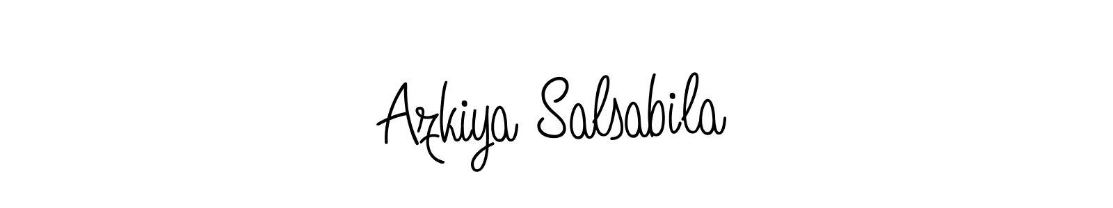 Also You can easily find your signature by using the search form. We will create Azkiya Salsabila name handwritten signature images for you free of cost using Angelique-Rose-font-FFP sign style. Azkiya Salsabila signature style 5 images and pictures png