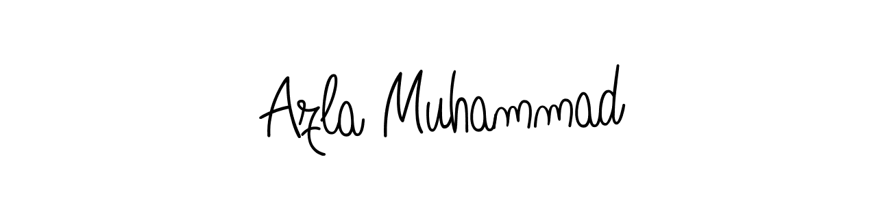 Make a beautiful signature design for name Azla Muhammad. Use this online signature maker to create a handwritten signature for free. Azla Muhammad signature style 5 images and pictures png