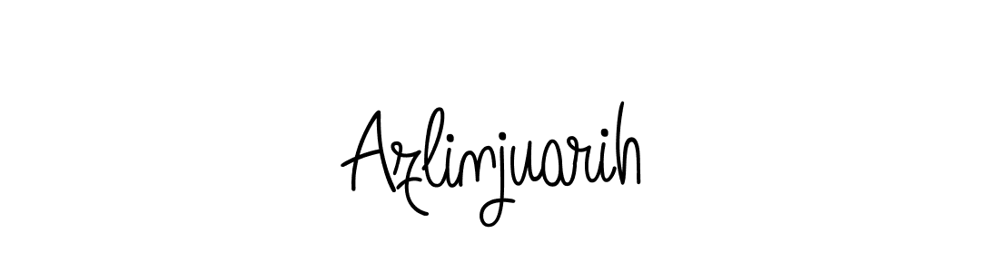 Create a beautiful signature design for name Azlinjuarih. With this signature (Angelique-Rose-font-FFP) fonts, you can make a handwritten signature for free. Azlinjuarih signature style 5 images and pictures png