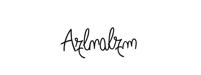Azlnalzm stylish signature style. Best Handwritten Sign (Angelique-Rose-font-FFP) for my name. Handwritten Signature Collection Ideas for my name Azlnalzm. Azlnalzm signature style 5 images and pictures png