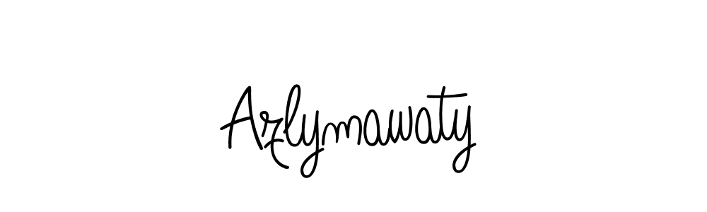 Create a beautiful signature design for name Azlymawaty. With this signature (Angelique-Rose-font-FFP) fonts, you can make a handwritten signature for free. Azlymawaty signature style 5 images and pictures png