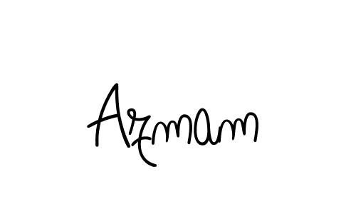 Design your own signature with our free online signature maker. With this signature software, you can create a handwritten (Angelique-Rose-font-FFP) signature for name Azmam. Azmam signature style 5 images and pictures png