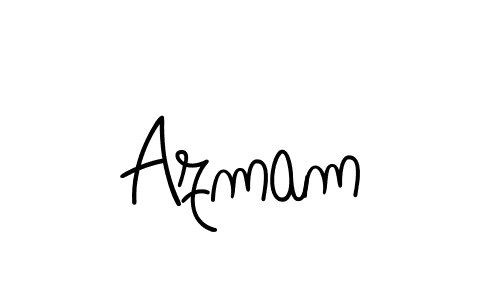 Design your own signature with our free online signature maker. With this signature software, you can create a handwritten (Angelique-Rose-font-FFP) signature for name Azmam. Azmam signature style 5 images and pictures png