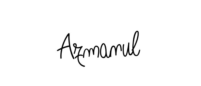 How to make Azmanul signature? Angelique-Rose-font-FFP is a professional autograph style. Create handwritten signature for Azmanul name. Azmanul signature style 5 images and pictures png