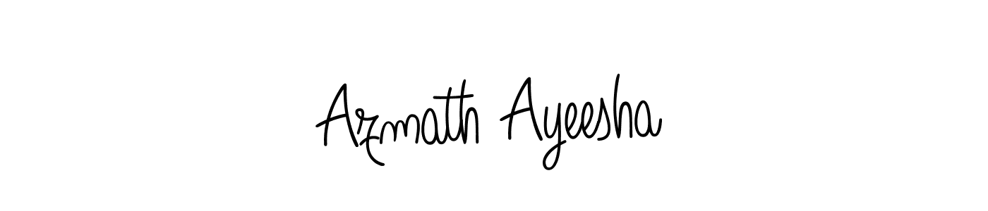 Similarly Angelique-Rose-font-FFP is the best handwritten signature design. Signature creator online .You can use it as an online autograph creator for name Azmath Ayeesha. Azmath Ayeesha signature style 5 images and pictures png