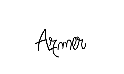 Make a beautiful signature design for name Azmer. Use this online signature maker to create a handwritten signature for free. Azmer signature style 5 images and pictures png