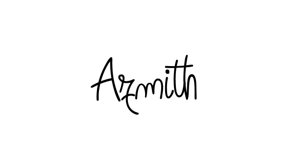 Design your own signature with our free online signature maker. With this signature software, you can create a handwritten (Angelique-Rose-font-FFP) signature for name Azmith. Azmith signature style 5 images and pictures png