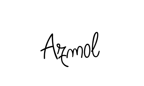 Design your own signature with our free online signature maker. With this signature software, you can create a handwritten (Angelique-Rose-font-FFP) signature for name Azmol. Azmol signature style 5 images and pictures png