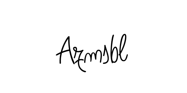 Create a beautiful signature design for name Azmsbl. With this signature (Angelique-Rose-font-FFP) fonts, you can make a handwritten signature for free. Azmsbl signature style 5 images and pictures png