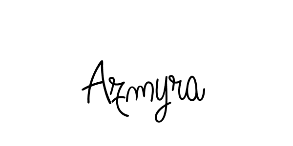 Create a beautiful signature design for name Azmyra. With this signature (Angelique-Rose-font-FFP) fonts, you can make a handwritten signature for free. Azmyra signature style 5 images and pictures png