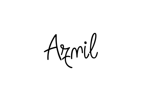 Here are the top 10 professional signature styles for the name Aznil. These are the best autograph styles you can use for your name. Aznil signature style 5 images and pictures png