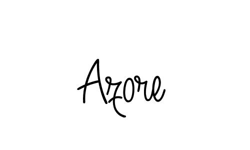 The best way (Angelique-Rose-font-FFP) to make a short signature is to pick only two or three words in your name. The name Azore include a total of six letters. For converting this name. Azore signature style 5 images and pictures png