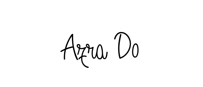 Make a beautiful signature design for name Azra Do. With this signature (Angelique-Rose-font-FFP) style, you can create a handwritten signature for free. Azra Do signature style 5 images and pictures png