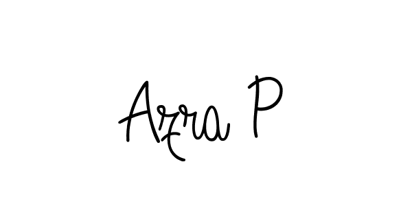 How to make Azra P signature? Angelique-Rose-font-FFP is a professional autograph style. Create handwritten signature for Azra P name. Azra P signature style 5 images and pictures png