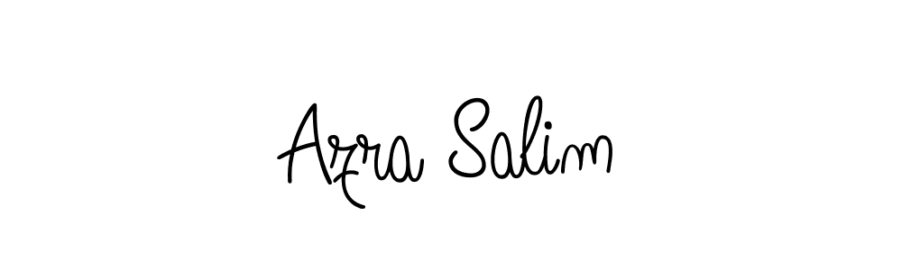 Design your own signature with our free online signature maker. With this signature software, you can create a handwritten (Angelique-Rose-font-FFP) signature for name Azra Salim. Azra Salim signature style 5 images and pictures png