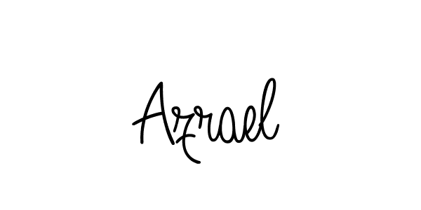 Make a beautiful signature design for name Azrael. With this signature (Angelique-Rose-font-FFP) style, you can create a handwritten signature for free. Azrael signature style 5 images and pictures png