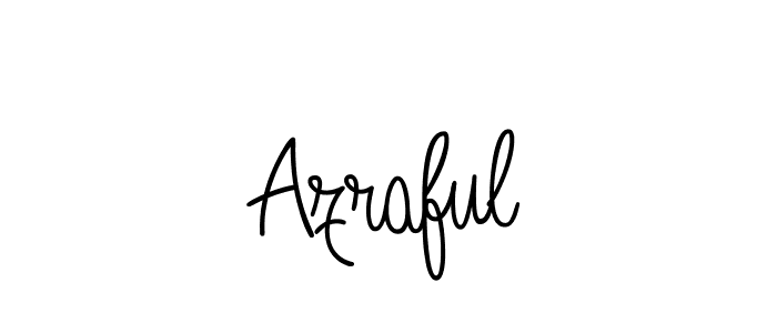 You should practise on your own different ways (Angelique-Rose-font-FFP) to write your name (Azraful) in signature. don't let someone else do it for you. Azraful signature style 5 images and pictures png