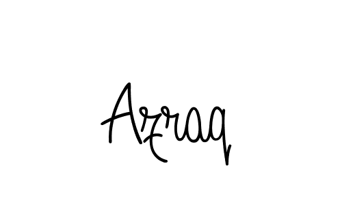 How to Draw Azraq signature style? Angelique-Rose-font-FFP is a latest design signature styles for name Azraq. Azraq signature style 5 images and pictures png