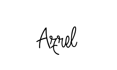 Create a beautiful signature design for name Azrel. With this signature (Angelique-Rose-font-FFP) fonts, you can make a handwritten signature for free. Azrel signature style 5 images and pictures png