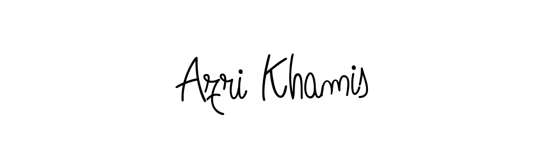 if you are searching for the best signature style for your name Azri Khamis. so please give up your signature search. here we have designed multiple signature styles  using Angelique-Rose-font-FFP. Azri Khamis signature style 5 images and pictures png