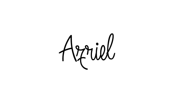 Once you've used our free online signature maker to create your best signature Angelique-Rose-font-FFP style, it's time to enjoy all of the benefits that Azriel name signing documents. Azriel signature style 5 images and pictures png