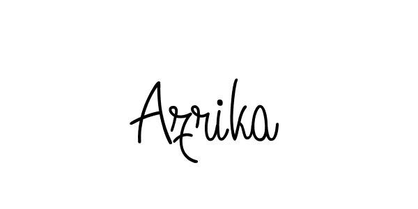 Also You can easily find your signature by using the search form. We will create Azrika name handwritten signature images for you free of cost using Angelique-Rose-font-FFP sign style. Azrika signature style 5 images and pictures png