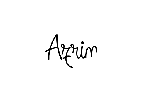 The best way (Angelique-Rose-font-FFP) to make a short signature is to pick only two or three words in your name. The name Azrin include a total of six letters. For converting this name. Azrin signature style 5 images and pictures png