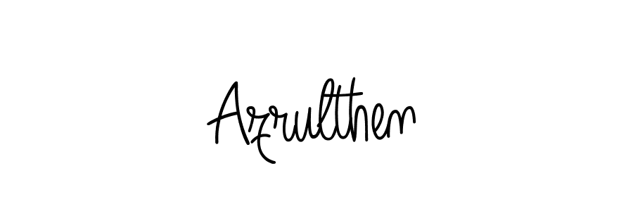 You can use this online signature creator to create a handwritten signature for the name Azrulthen. This is the best online autograph maker. Azrulthen signature style 5 images and pictures png