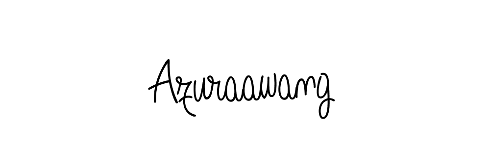 if you are searching for the best signature style for your name Azuraawang. so please give up your signature search. here we have designed multiple signature styles  using Angelique-Rose-font-FFP. Azuraawang signature style 5 images and pictures png