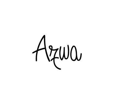 Use a signature maker to create a handwritten signature online. With this signature software, you can design (Angelique-Rose-font-FFP) your own signature for name Azwa. Azwa signature style 5 images and pictures png