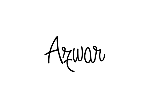 The best way (Angelique-Rose-font-FFP) to make a short signature is to pick only two or three words in your name. The name Azwar include a total of six letters. For converting this name. Azwar signature style 5 images and pictures png