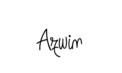 How to make Azwin signature? Angelique-Rose-font-FFP is a professional autograph style. Create handwritten signature for Azwin name. Azwin signature style 5 images and pictures png