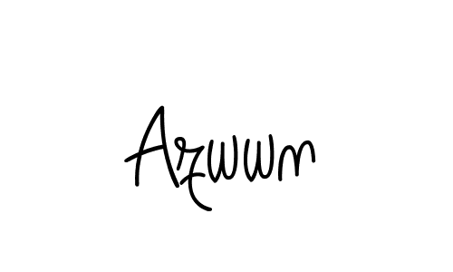 Make a beautiful signature design for name Azwwn. Use this online signature maker to create a handwritten signature for free. Azwwn signature style 5 images and pictures png