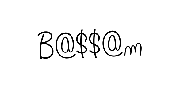 Make a beautiful signature design for name B@$$@m. Use this online signature maker to create a handwritten signature for free. B@$$@m signature style 5 images and pictures png
