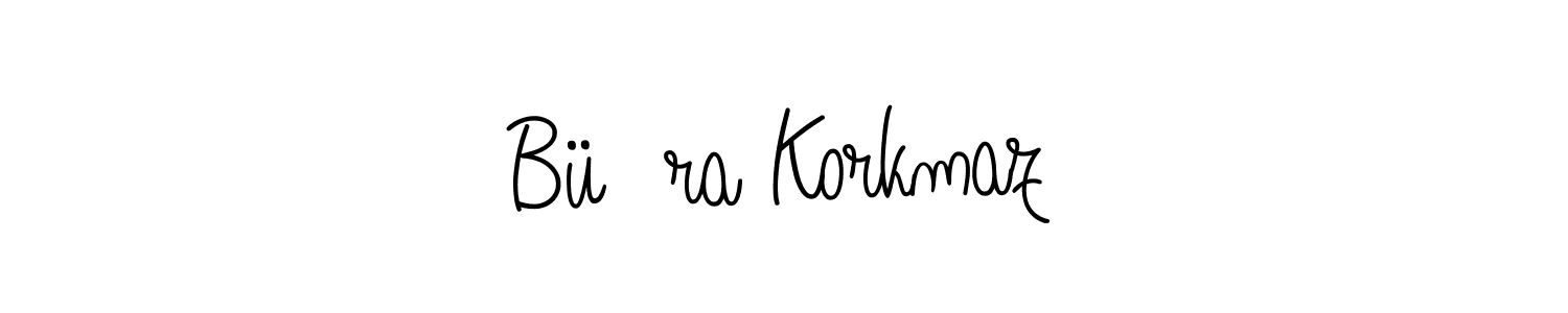 Use a signature maker to create a handwritten signature online. With this signature software, you can design (Angelique-Rose-font-FFP) your own signature for name Büşra Korkmaz. Büşra Korkmaz signature style 5 images and pictures png