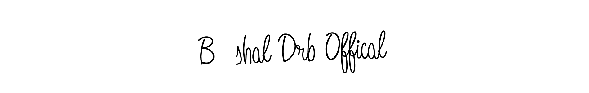 The best way (Angelique-Rose-font-FFP) to make a short signature is to pick only two or three words in your name. The name Bİshal Drb Offical include a total of six letters. For converting this name. Bİshal Drb Offical signature style 5 images and pictures png