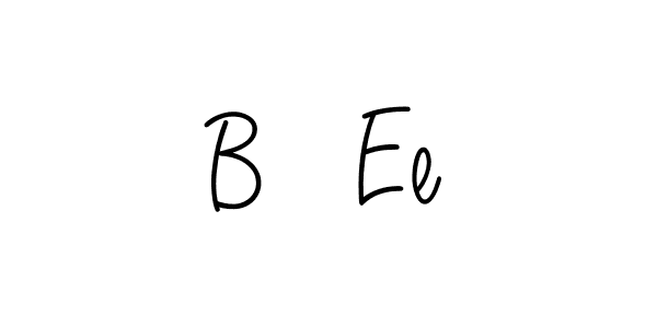 B   Ee stylish signature style. Best Handwritten Sign (Angelique-Rose-font-FFP) for my name. Handwritten Signature Collection Ideas for my name B   Ee. B   Ee signature style 5 images and pictures png