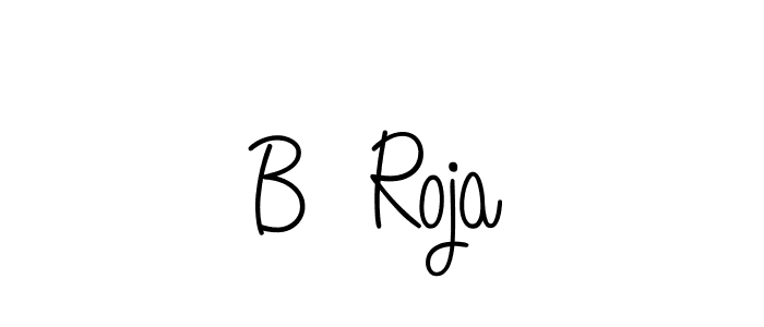 It looks lik you need a new signature style for name B  Roja. Design unique handwritten (Angelique-Rose-font-FFP) signature with our free signature maker in just a few clicks. B  Roja signature style 5 images and pictures png