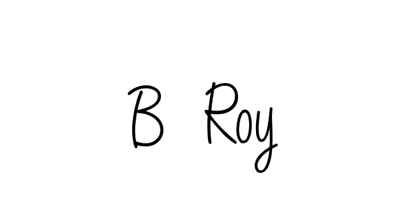 You should practise on your own different ways (Angelique-Rose-font-FFP) to write your name (B  Roy) in signature. don't let someone else do it for you. B  Roy signature style 5 images and pictures png